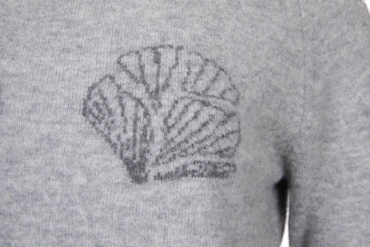 Close Up Detail Shot of Broken Shell Cashmere Intarsia by catnip and seaweed