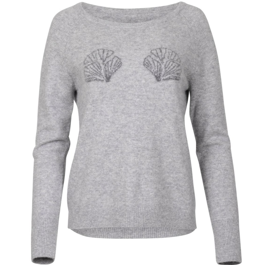 Broken Shell Cashmere Sweater Front View by catnip and seaweed