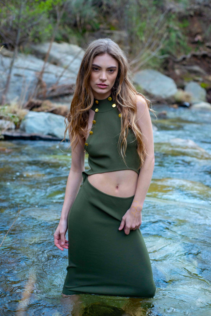 the dryad midi dress