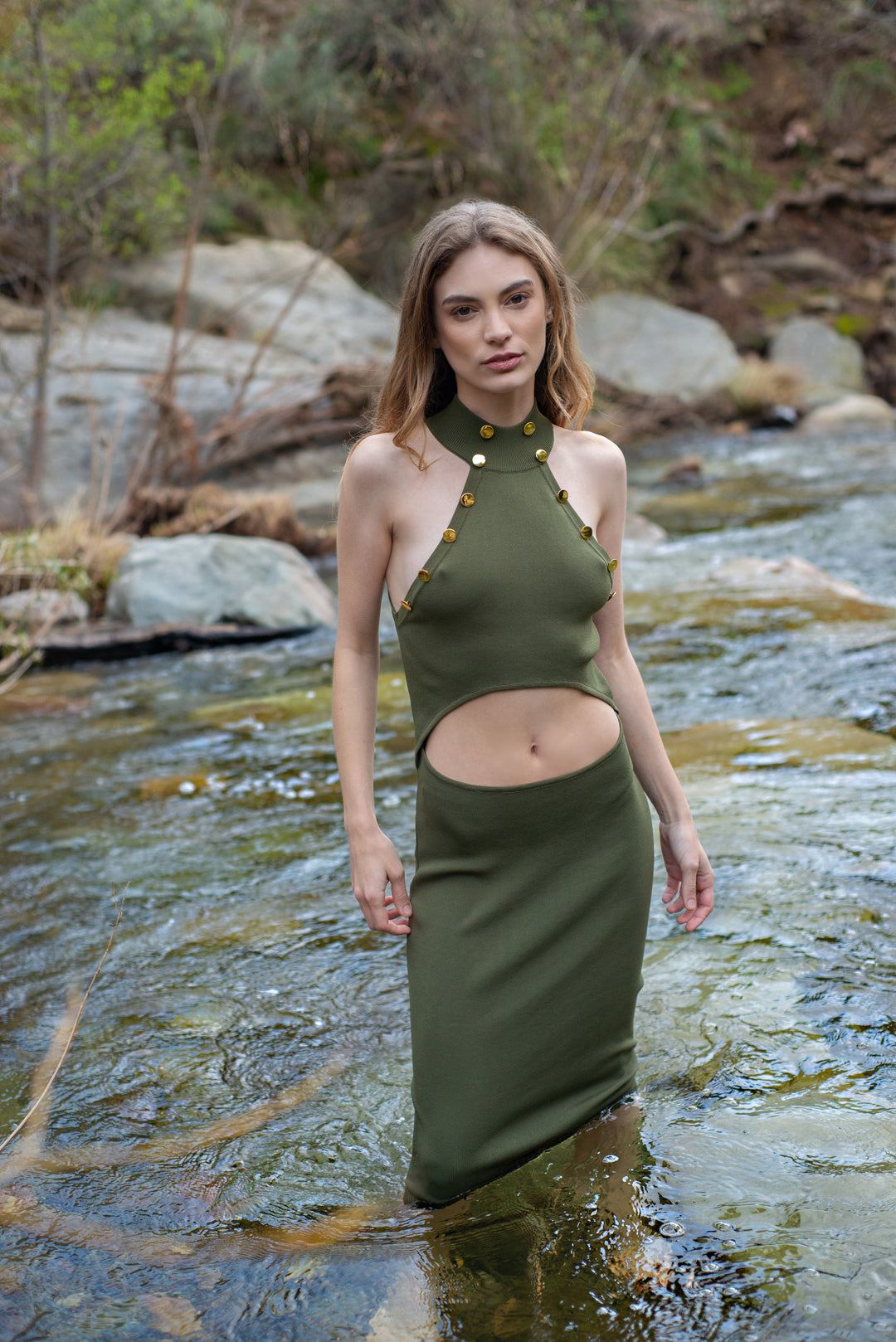 the dryad midi dress
