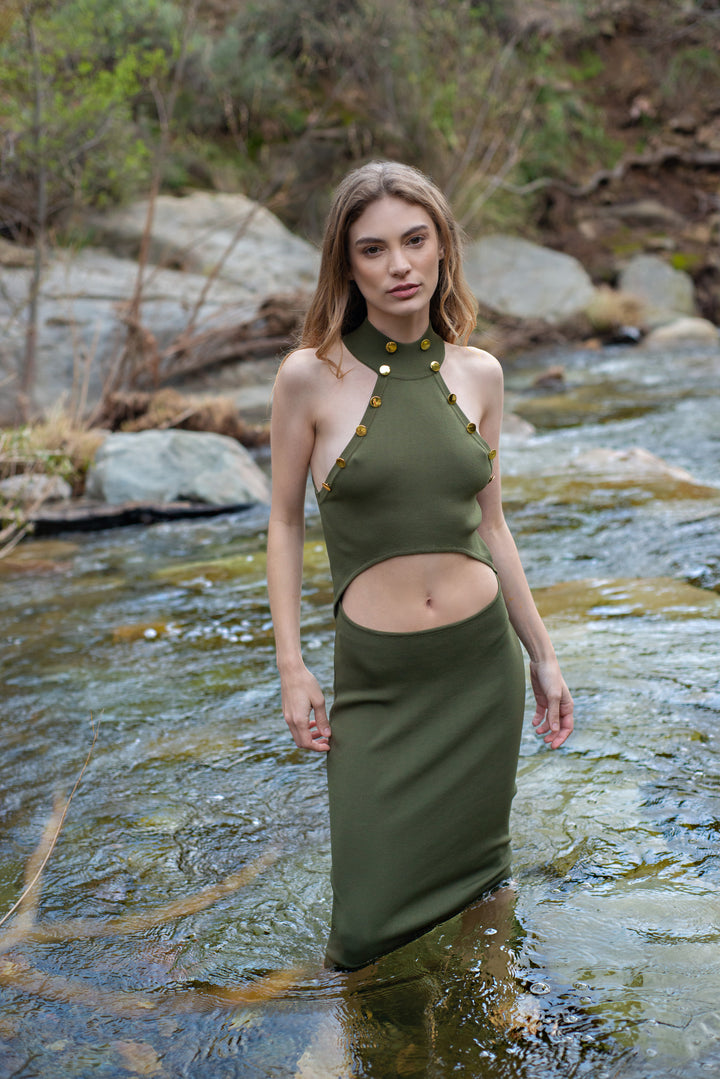 the dryad midi dress