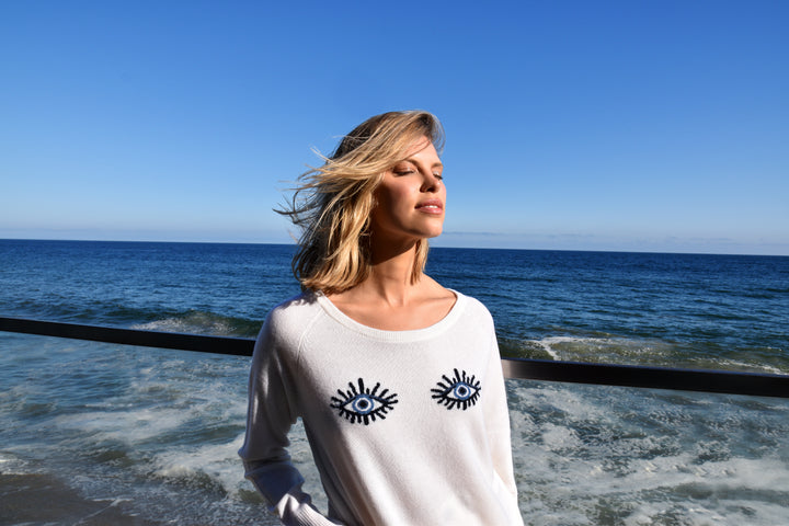 Evil Eye Cashmere Sweater