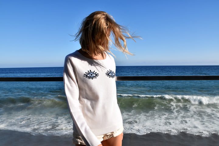 Evil Eye Cashmere Sweater