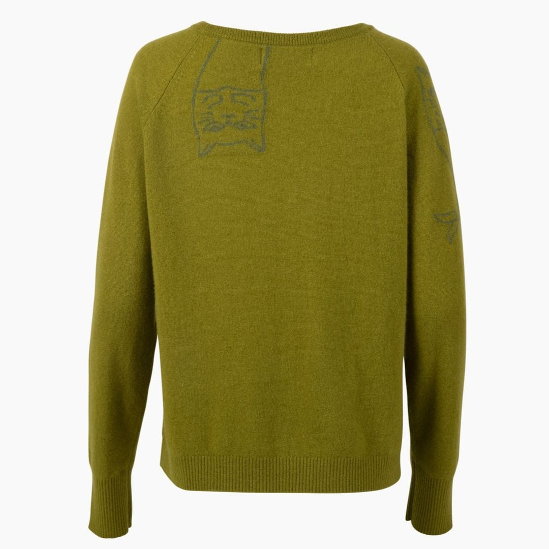 Nipsea Cashmere Sweater in Forest