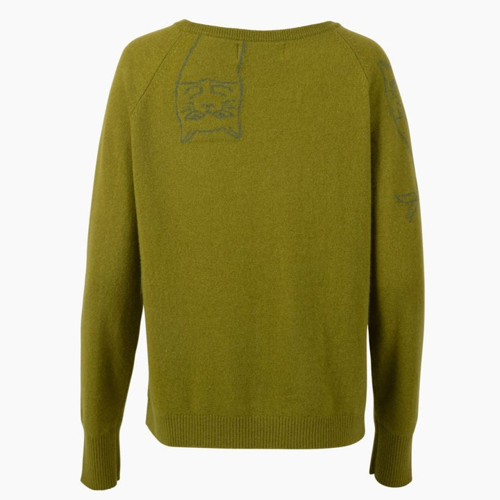 Nipsea Cashmere Sweater in Forest