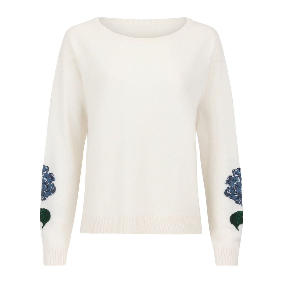 Hydrangea Cashmere Sweater