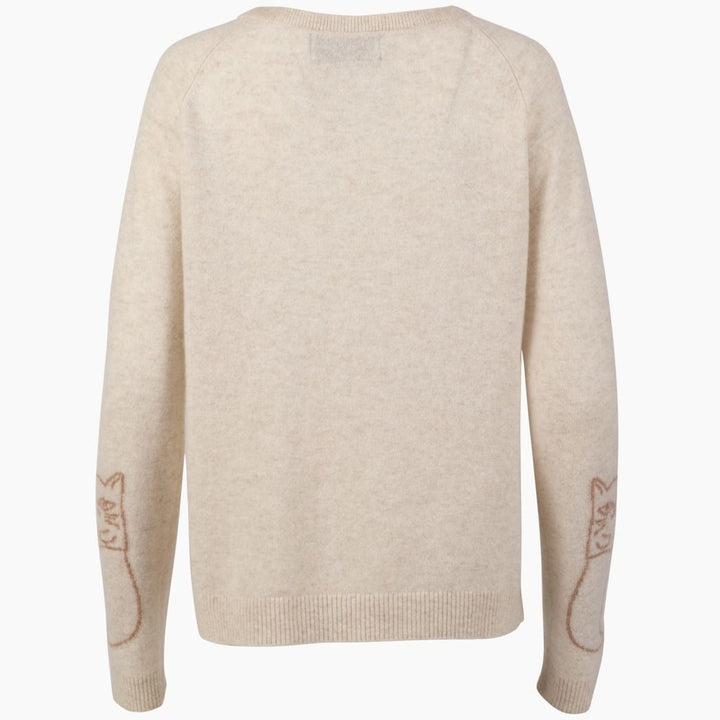 Nipsea Cashmere Sweater in Almond