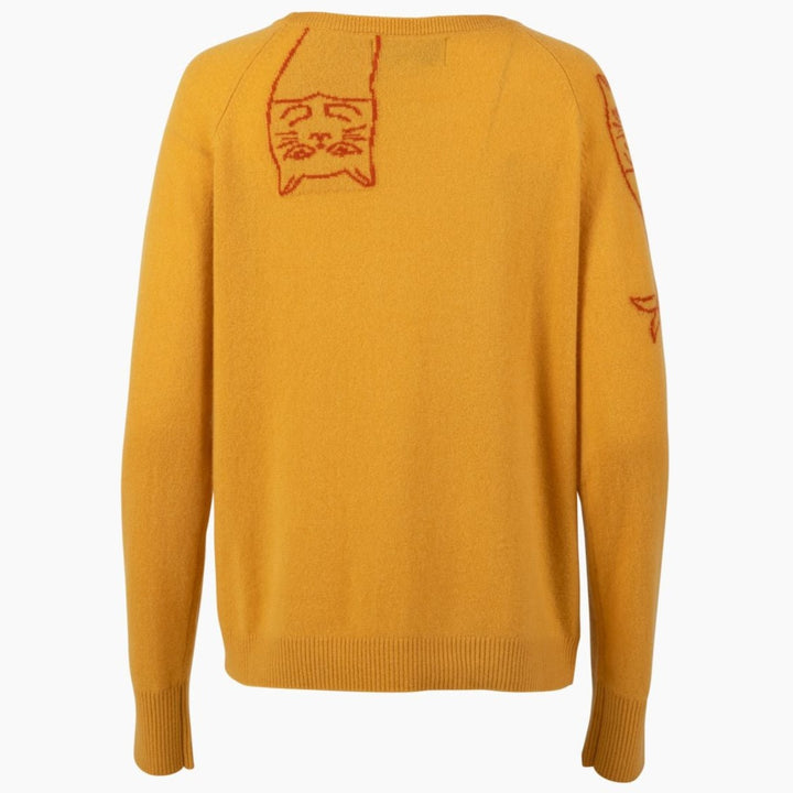 Nipsea Cashmere Sweater in Marigold