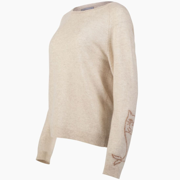 Nipsea Cashmere Sweater in Almond