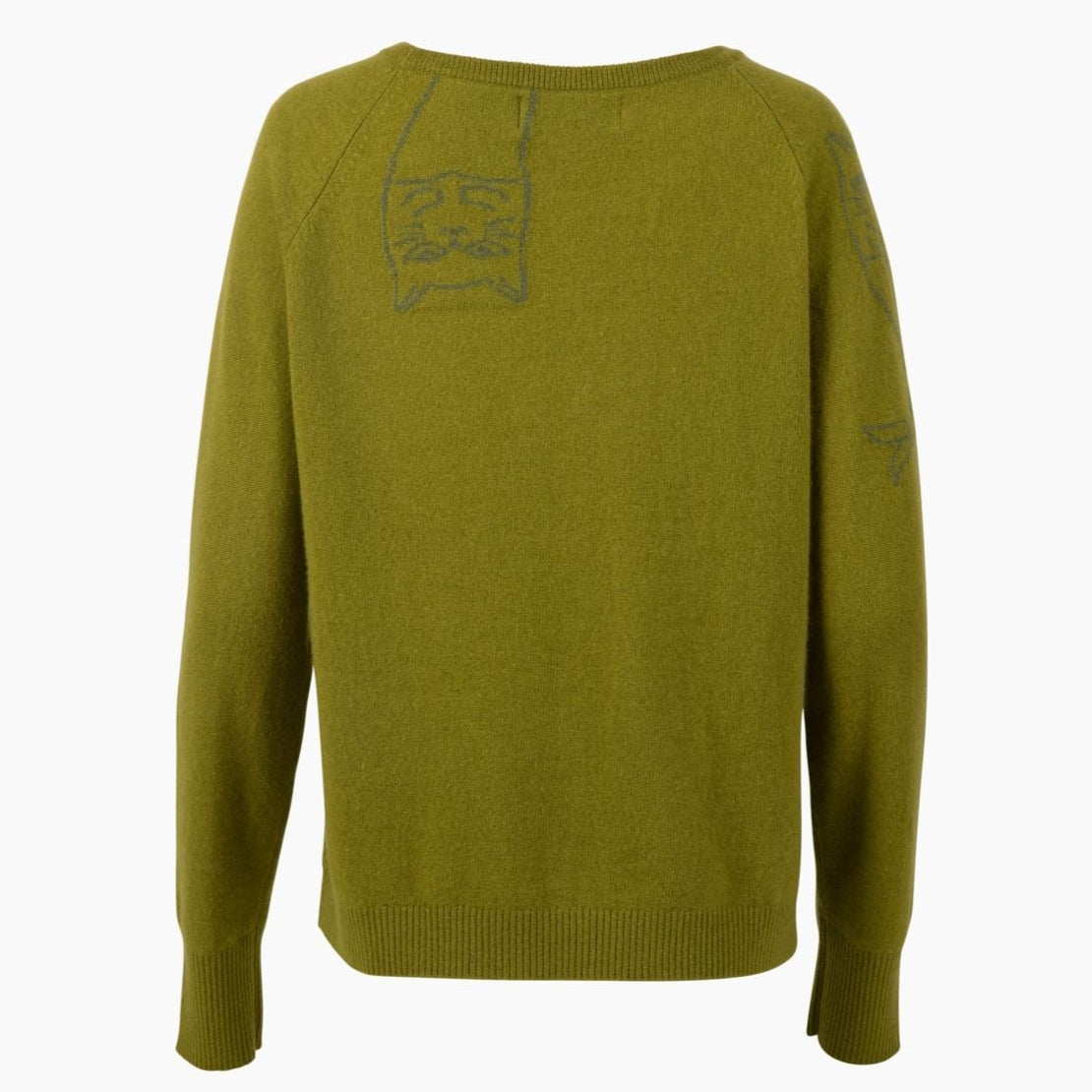 the cashmere sweater in forest