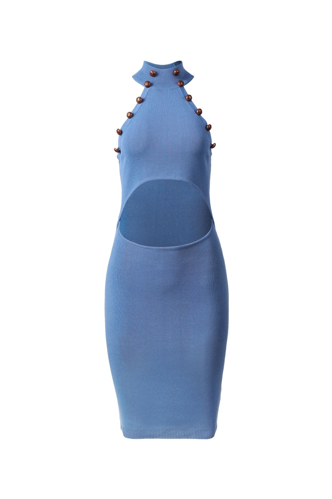 the blue provence midi dress